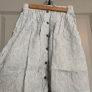 Not Perfect Linen | S Striped Marseilles skirt